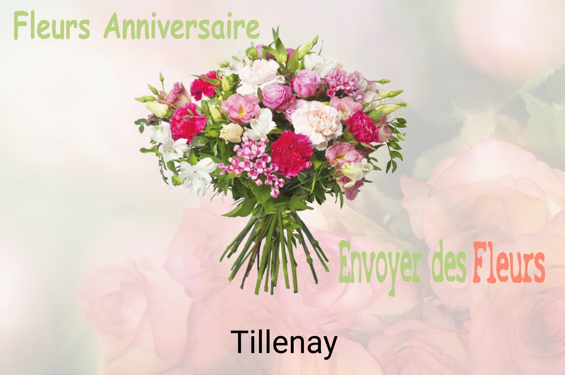 Bouquet de fleurs d’anniversaire livré à Tillenay